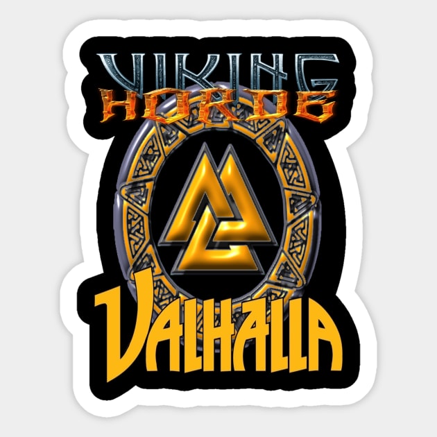 R.o.W Valhalla Merch Sticker by BIG DAWG APPAREL